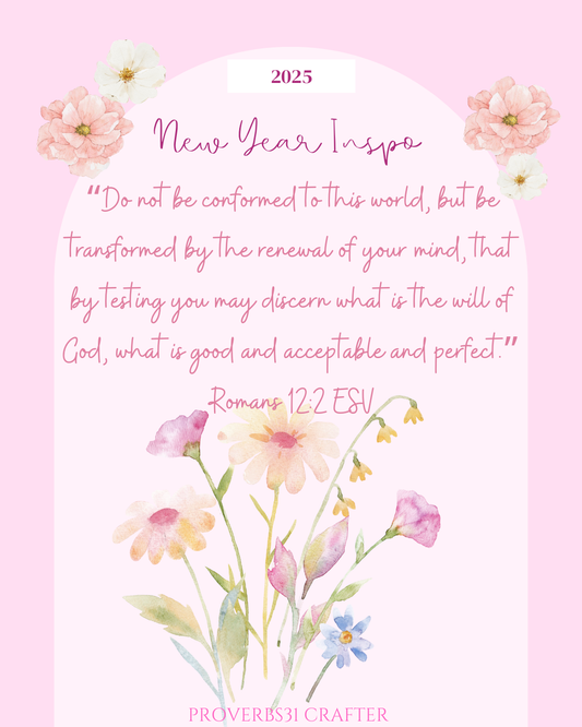 FREE Customizeable 2025 Romans Bible Quote